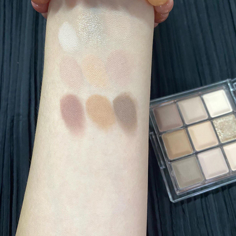 Thumbnail: Punk Smoky Eye Shadow Black Pink Palette Pearlescent Matte Eyeshadow Palette Lon