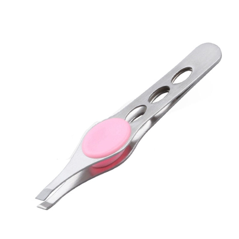 Thumbnail: Brainbow 1pc Eyebrow Tweezer Stainless Steel Eyelash Extension Tweezers 