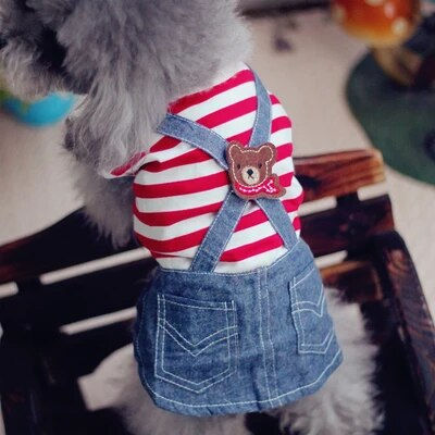 Thumbnail: Cute Pets Clothes For Yorkshire Terrier Dogs Little Puppies Small Animals 