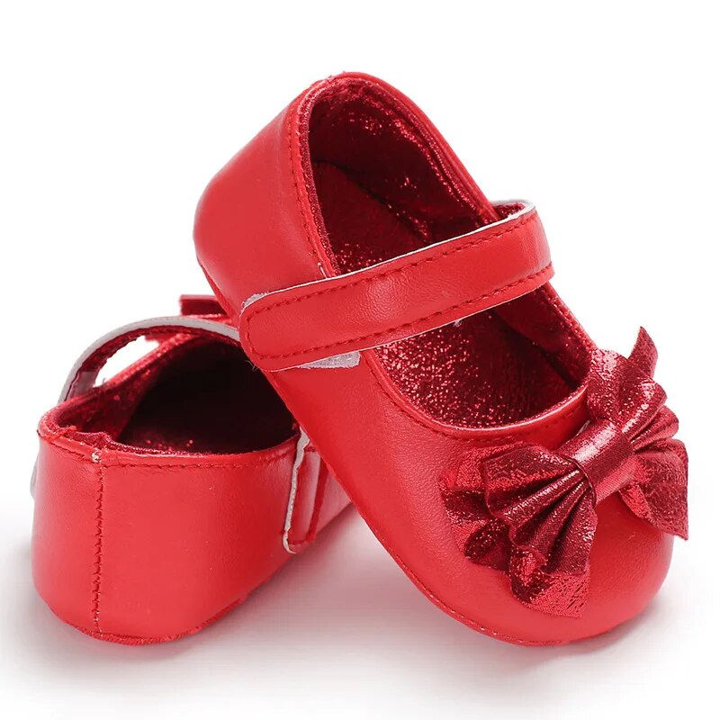 Thumbnail: Newborn Baby Shoes First Walkers Cute Baby Girls Shoes Princess Shoes 