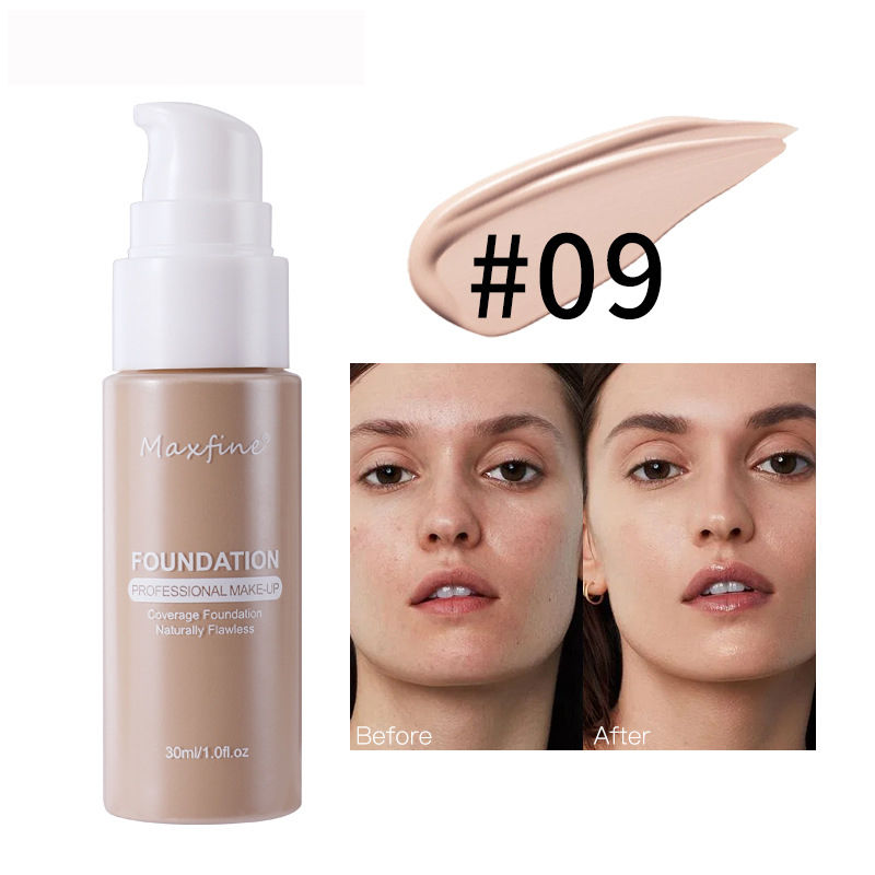 Thumbnail: Liquid Foundation Effective Concealer Waterproof Sweat-resistant Makeup Professi