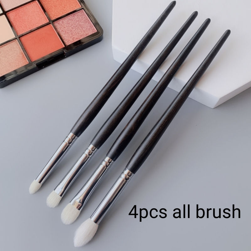 Thumbnail: Eyeshadow Blending Brush Luxury Natural Fine Goat Hair Ebony Handle Eye Shadow M