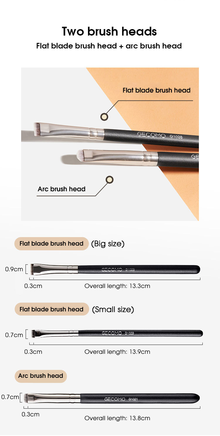 Thumbnail: Eyeliner brush eyebrow brush do not eat powder easy overhand blade flat head bru