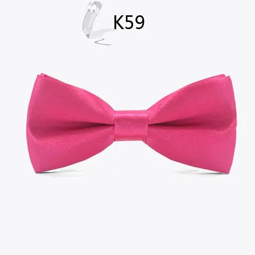Thumbnail: Classic Kid Bowtie Boys Grils Baby Children Bow Tie Fashion 25 Solid Color 