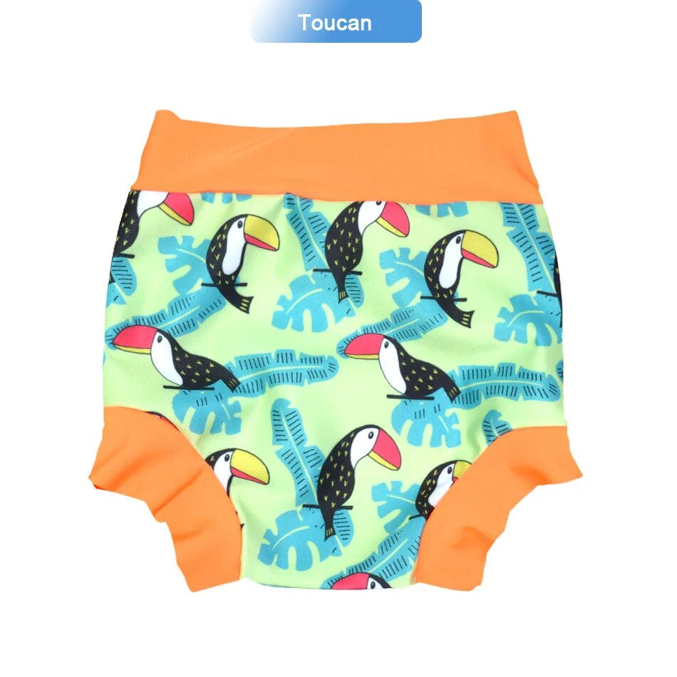 Thumbnail: Eezkoala Leakproof Swimming Diaper Newborn Baby High Waist 