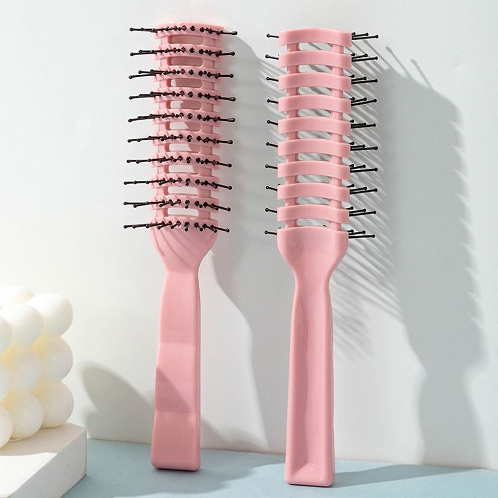 Thumbnail: Useful Anti-tangle Hair Cutting Comb Hairstyling Professional Men Hair Cut Brush