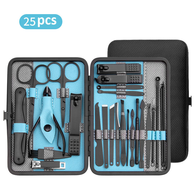 Thumbnail: 10/20/36 Pcs Manicure Set Professional Nail Clippers Kit Pedicure Care Tools Sta