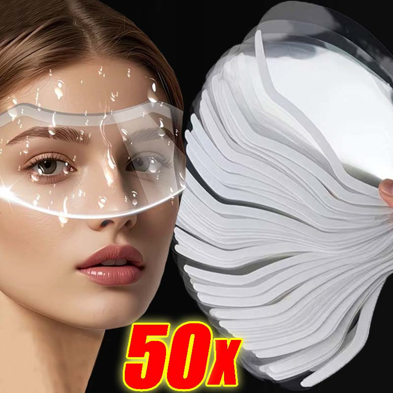 Thumbnail: Salon Eye Protection Hairdressing Mask Hairspray Isolate Haircut Tool Face Prote