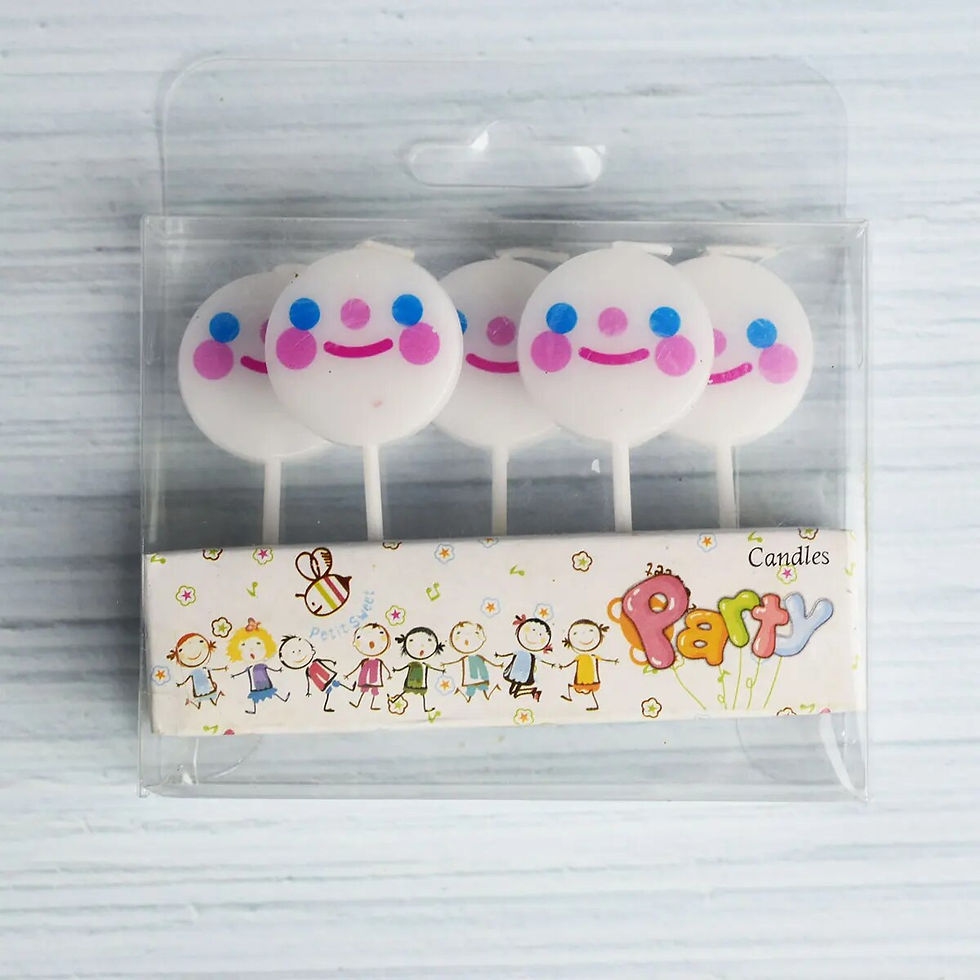 Thumbnail: Duck Smiley Brown Bear Balloon Love Candle Wedding Party Dessert 