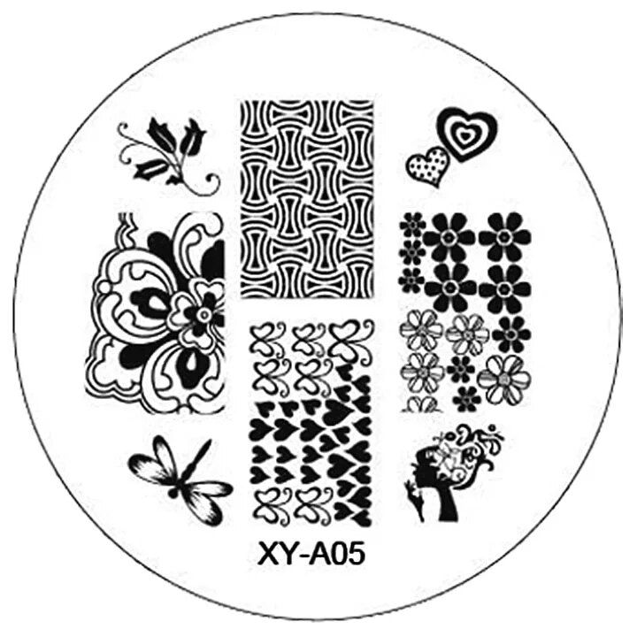 Thumbnail: Kimcci Christmas Style Nail Art Stamping Plates Fashion Design DIY 3D 
