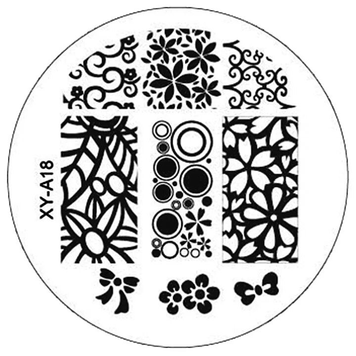 Thumbnail: Kimcci Christmas Style Nail Art Stamping Plates Fashion Design DIY 3D 