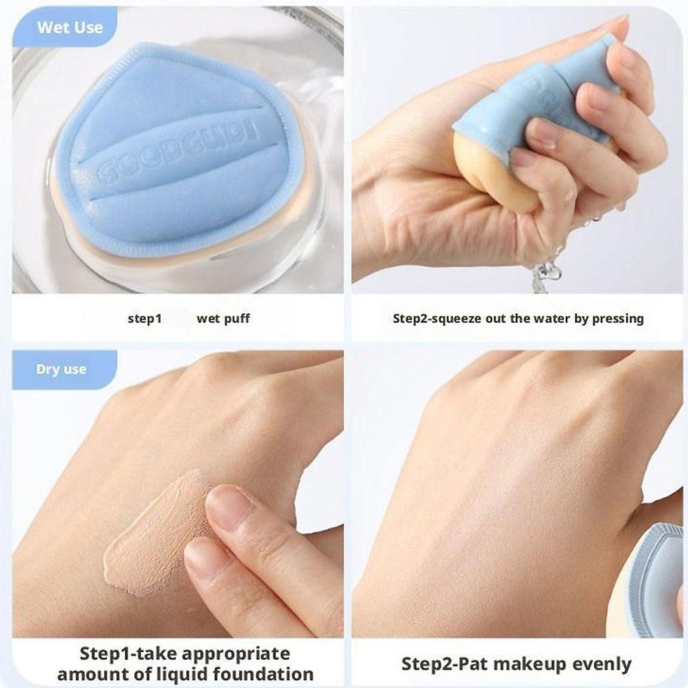 Thumbnail: Marshmallow Air Cushion Powder Puff Foundation Liquid Special Makeup Clear Base 