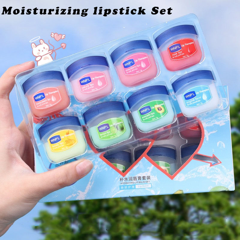 Thumbnail: 8/6/4/1PCs Lip Balm Moisturizing Lipstick Base Moisturizer Makeup Natural Plant 