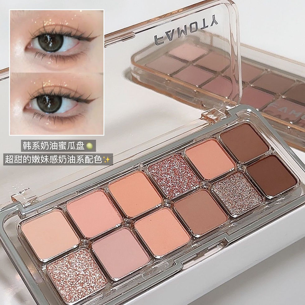 Thumbnail: 12-Color Low Saturation Eyeshadow Palette All Matte Tea Apricot Eye Makeup Palet