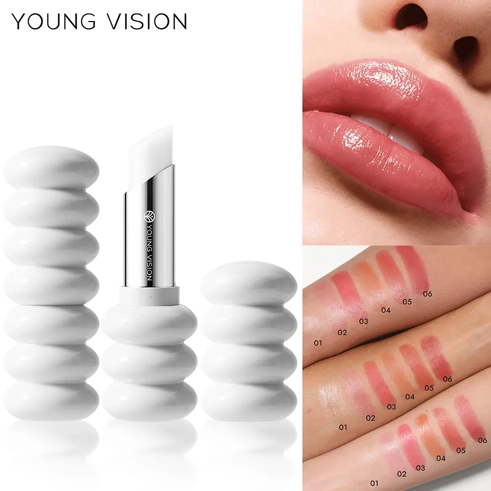 Thumbnail: YOUNG VISION 6 Colors Fine Shimmer Nourishing Light Lipstick Long Lasting Colors