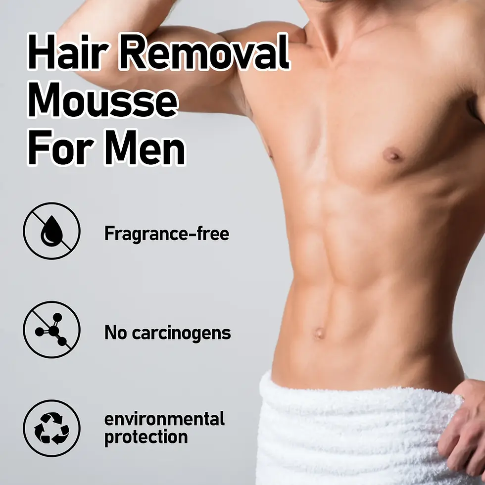 Thumbnail: Powerful Hair Removal Mousse Permanent Painless Hair Remover for Men Armpit Legs
