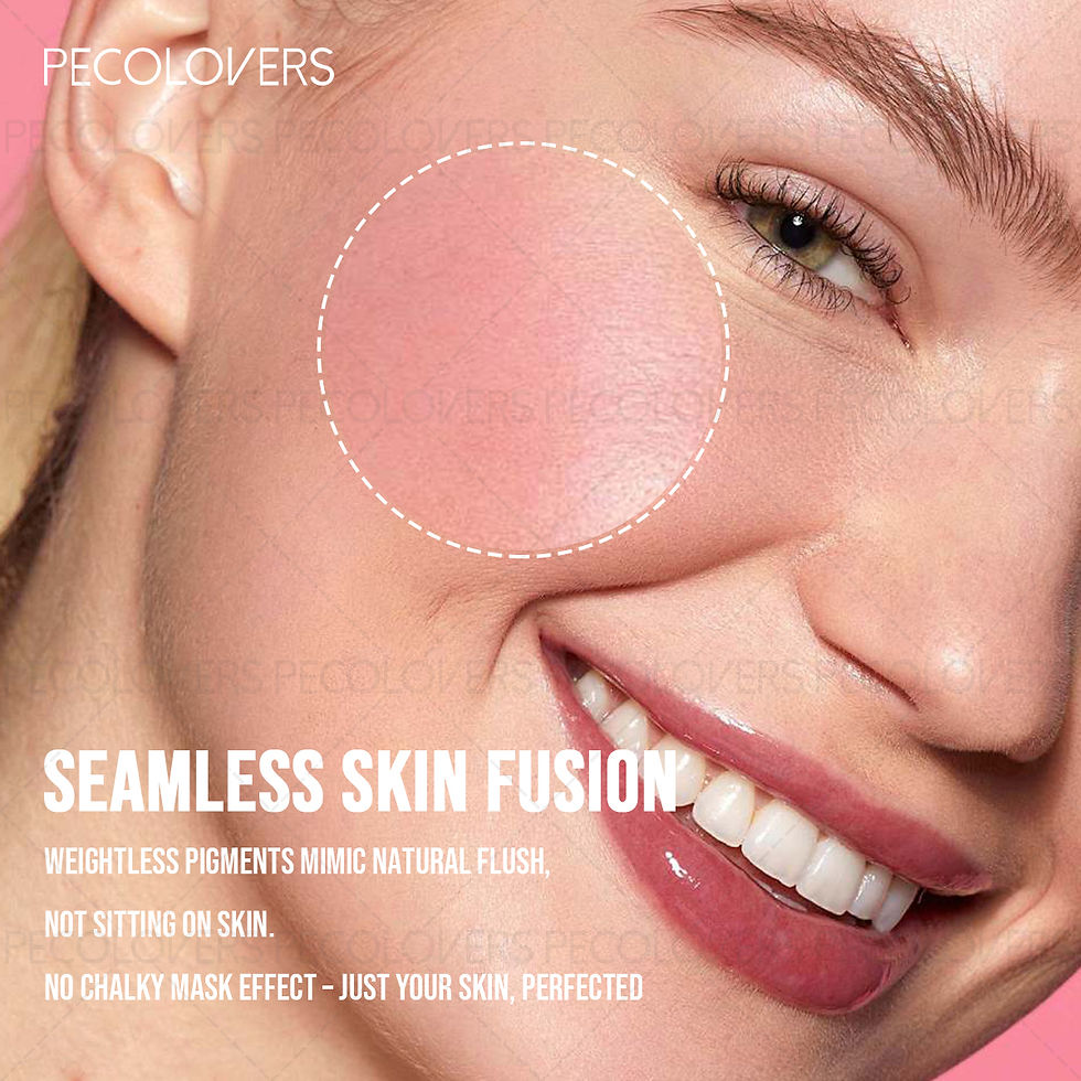 Thumbnail: 1PC Blush Palette Waterproof Pink Easy-to-Apply Natural 3D Makeup Look Blush Pal