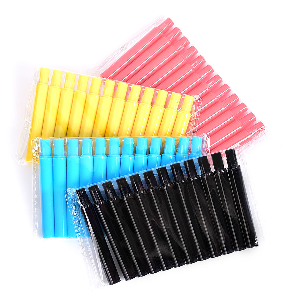 Thumbnail: 12 pcs Women's Fashion Brush Portable Automatic Retractable Lip Brush With Lid E