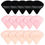 Thumbnail: 12 Pieces Powder Puff Face Triangle Makeup Sponge Soft Velour Puffs for Loose Po