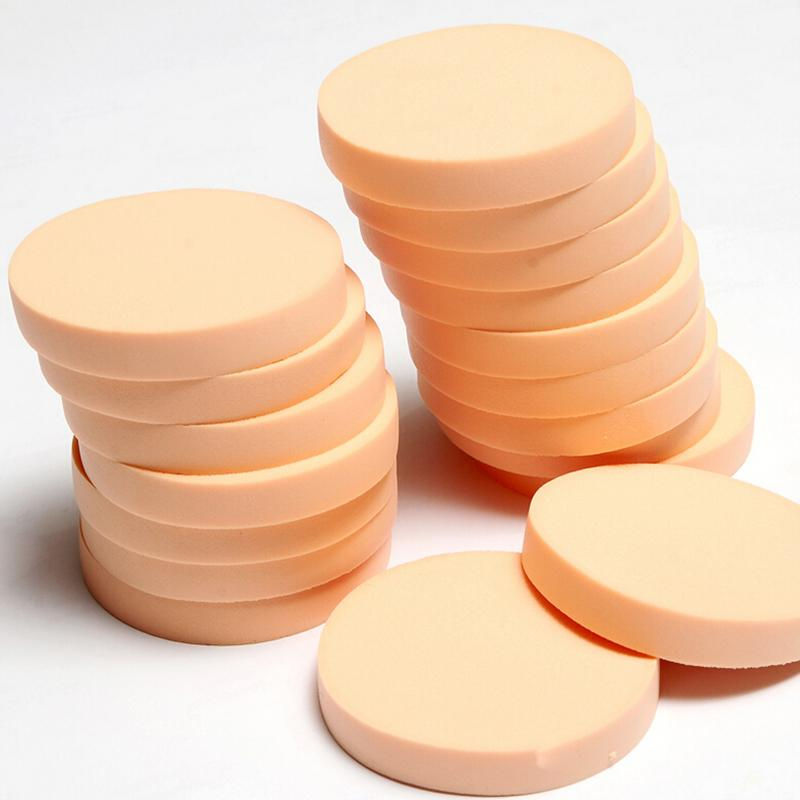 10PCS Face Cleaning Sponges Cosmetic Powder Puff Makes Sponge Soft 
