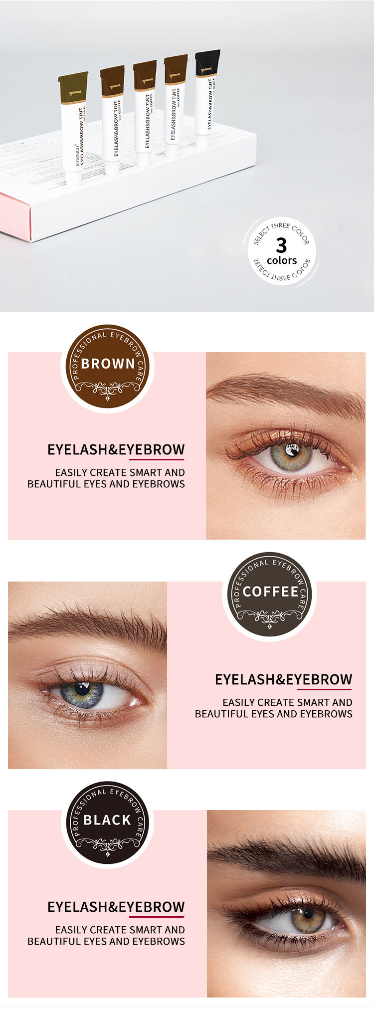 Thumbnail: ICONSIGN Eyelash Eyebrow Dye Tint Kit Brow Enhancer Mascara Lift Tinting Tattoo 