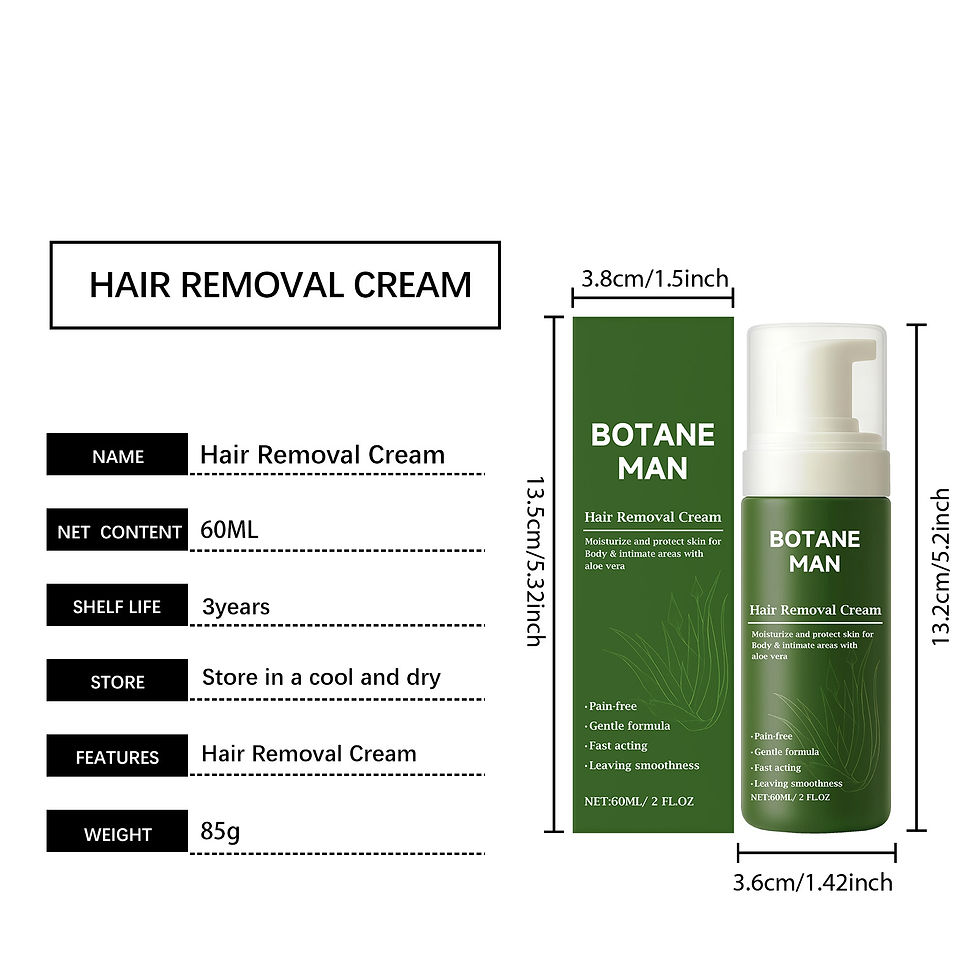 Thumbnail: Hair Removal Cream Epilator Mousse Health Painless Growth Inhibitor Body Care Fo