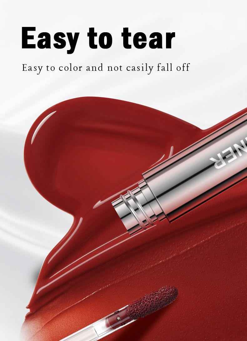 Thumbnail: Peel Off Lip Liner Stain Kit - Long-Lasting Waterproof Matte Lip Tint Set for Wo