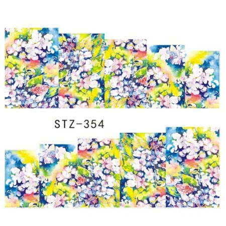 Thumbnail: 1 Sheet Water Transfer Women Full Cover Sticker Nail Art Decals Nail Art 