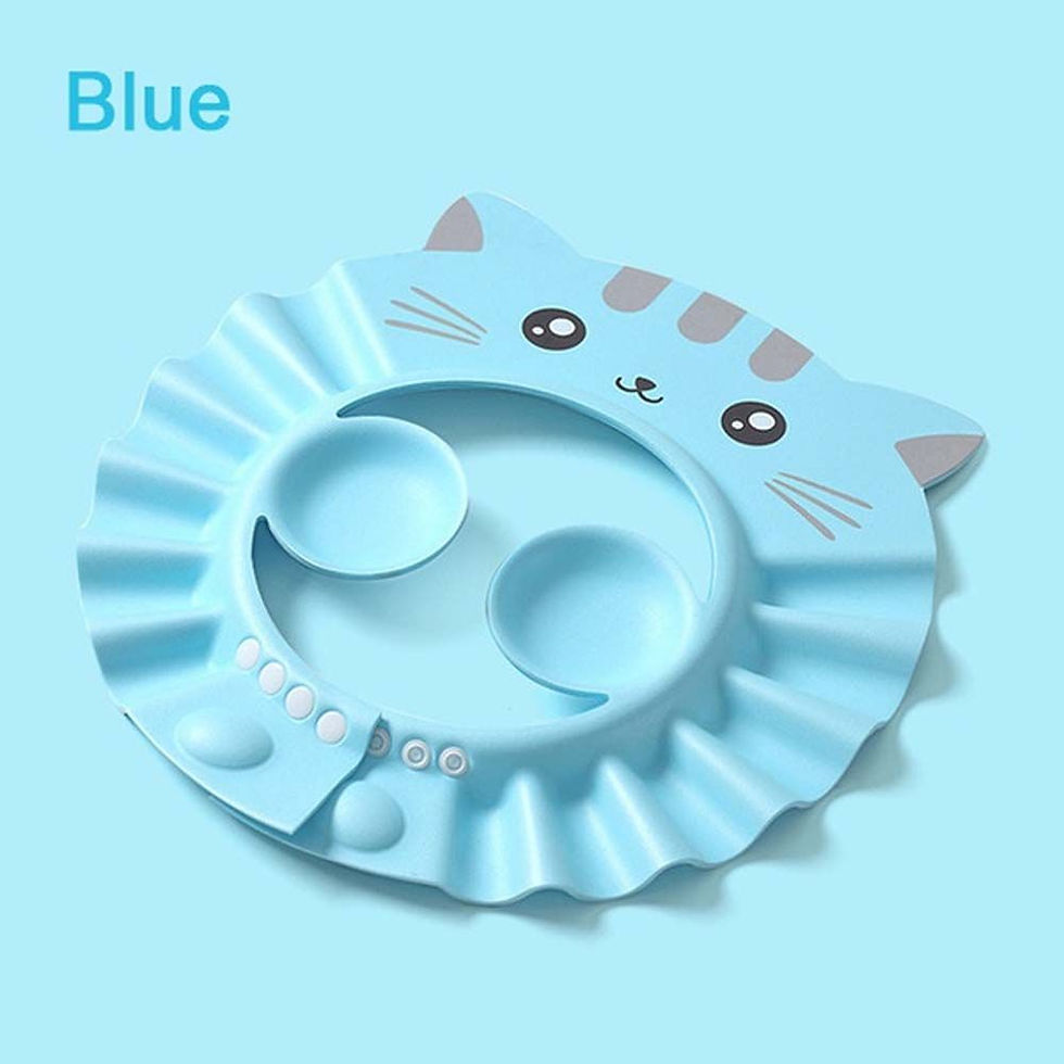 Thumbnail: Waterproof Children Infant Prevent Water Into Ear Ear Protection Shampoo Cap Hai