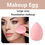 Thumbnail: Makeup Brushes and Sponges Set, Pink Makeup Puff,  Headband, Wristband Remover ,