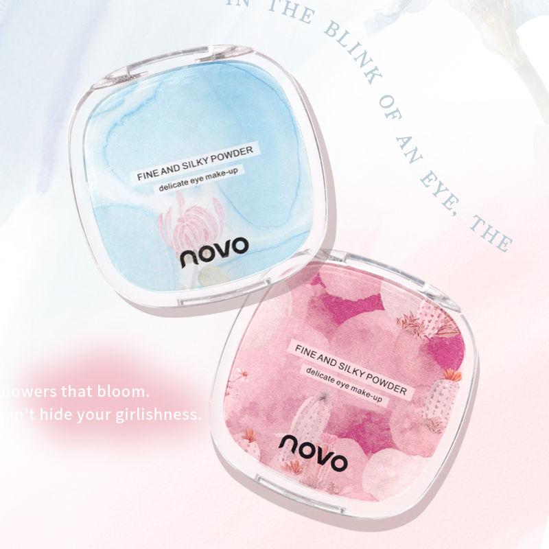 Thumbnail: 4-Color Eyeshadow Palette With Matte And Pearlescent Effects, Waterproof And Lon