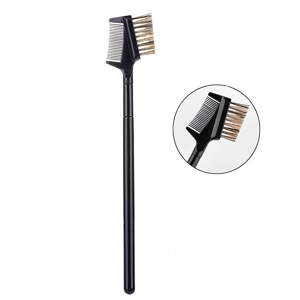 Thumbnail: Eyelash Comb Double Headed Eyebrow Comb Eyebrow Brush Makeup Brush Head Comb the