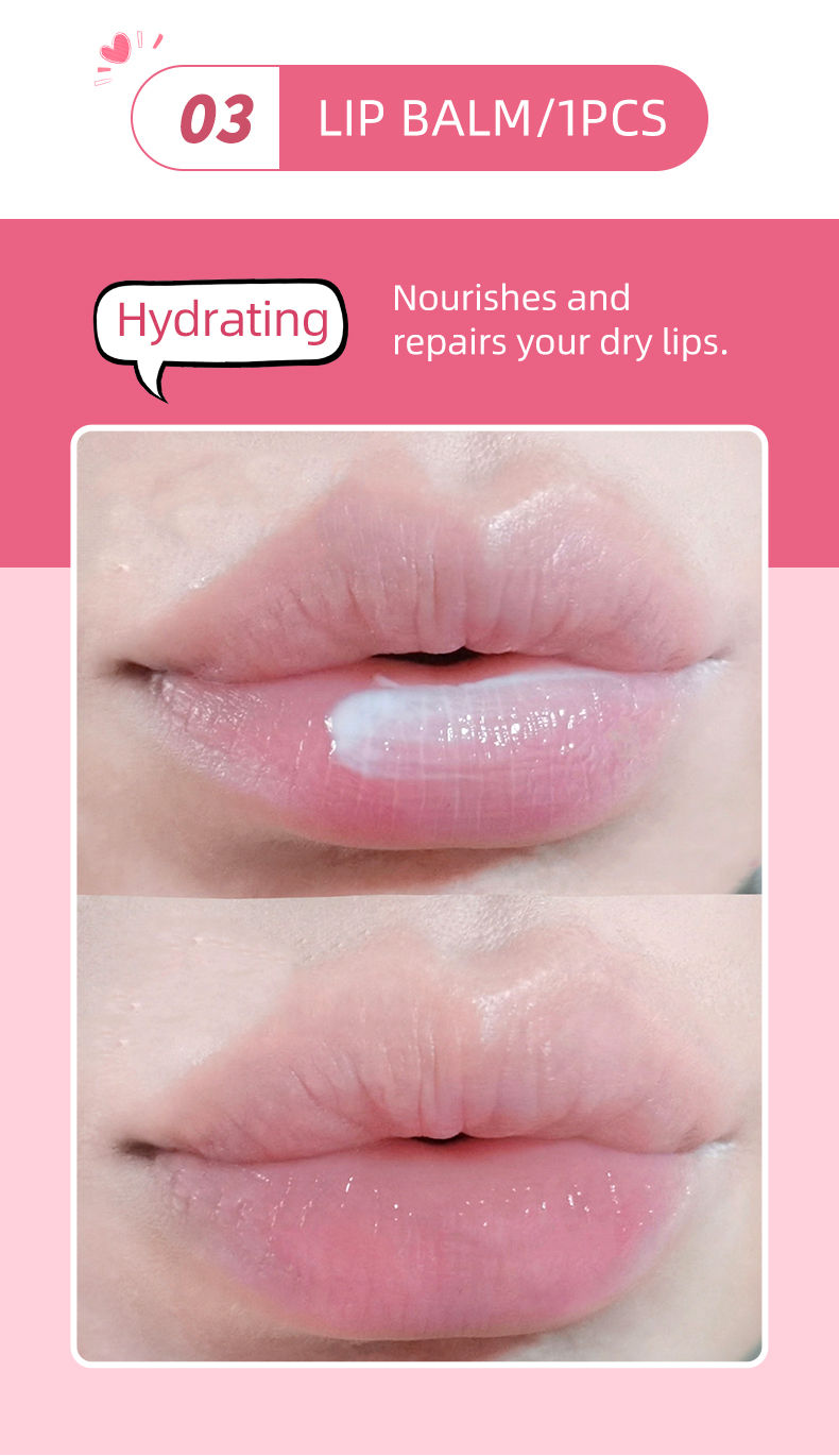 Thumbnail: CACE Matte Liquid Lipstick Makeup Sets 4 Colors Lipgloss And 1pc Transparent Lip
