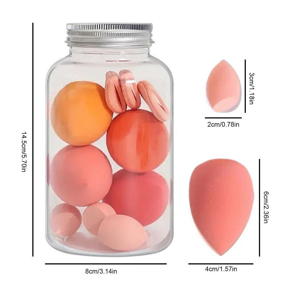 Thumbnail: 14pcs/set Mini Make Up Sponges  Makeup Sponge Cosmetic Soft Beauty Sponge Powder