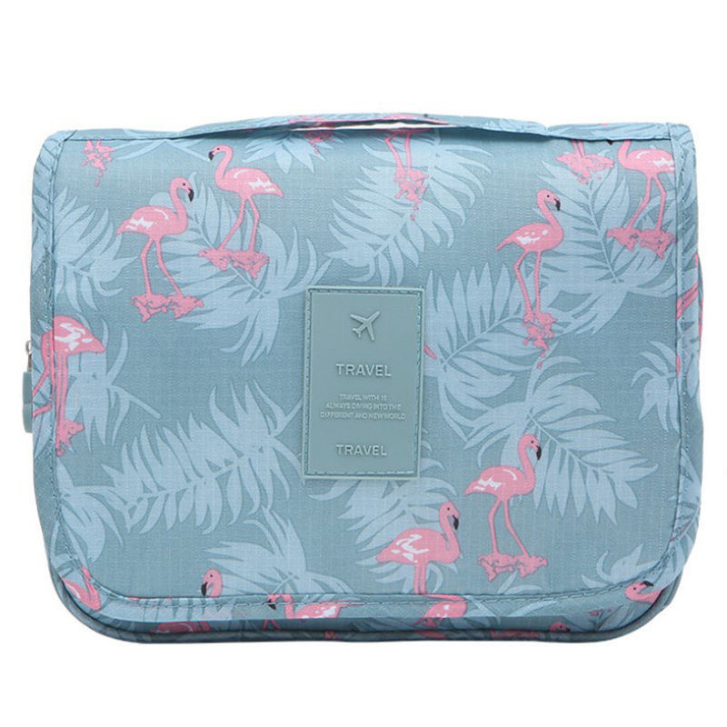 Thumbnail: Toiletry Make Up Bags Solid Color Korean Foldable Cosmetic Bags Travel PVC Water