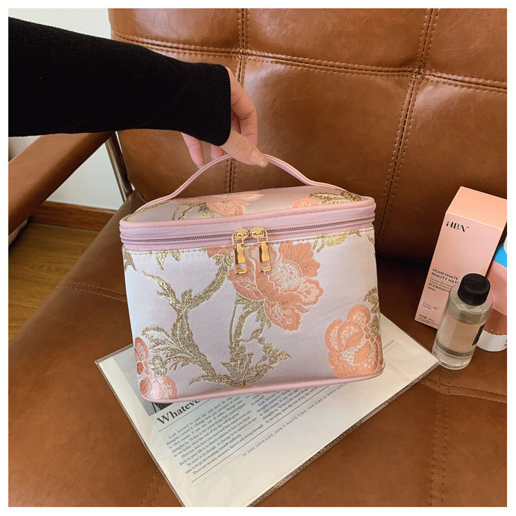 Thumbnail: New Cosmetic Bags For Women Large Capacity Portable Make Up Storage Cases Luxury