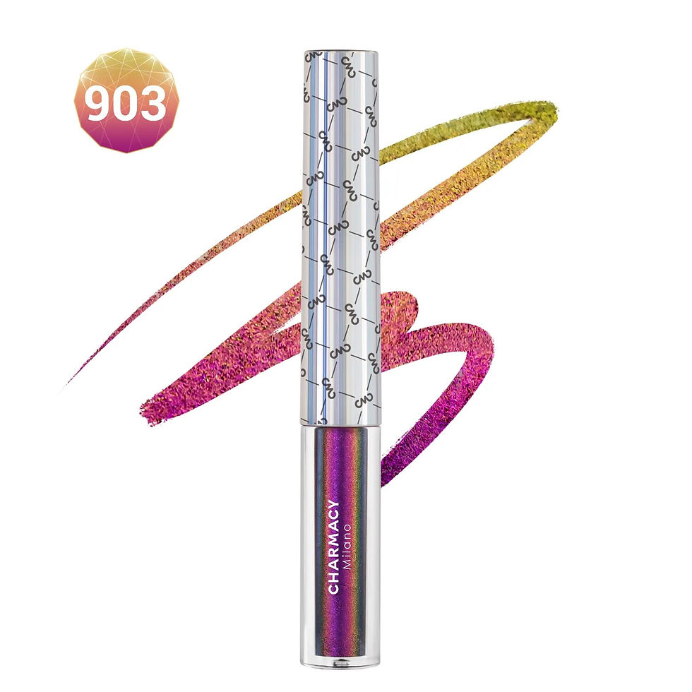 Thumbnail: CHARMACY Duochrome Glitter Liquid Eyeliner Waterproof