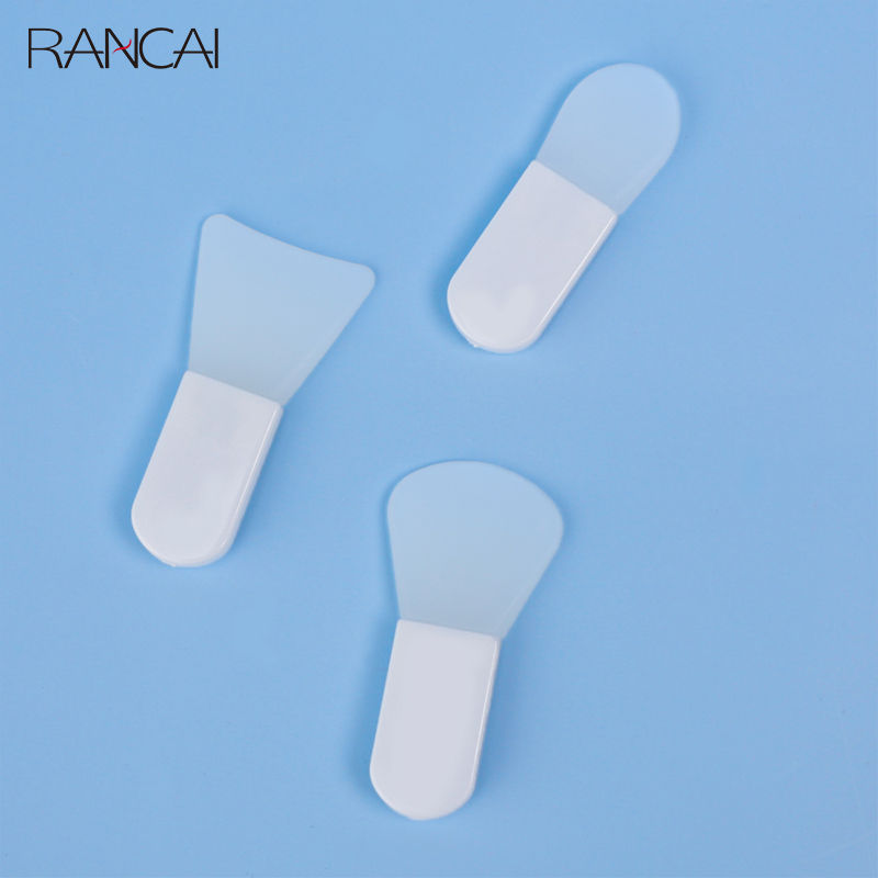 Thumbnail: Makeup Brushes 3 Pcs Skin Care Brush SPA Professional Silicone Facial Mask Face 