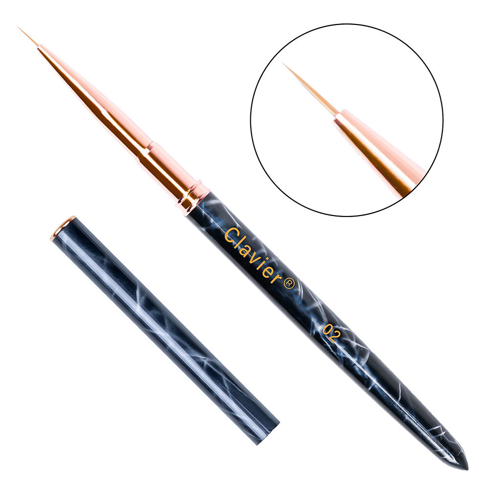 Thumbnail: Nail Art Stripes Lines Pen DIY Painting Brush Liquid Powder Acrylic UV Gel Exten