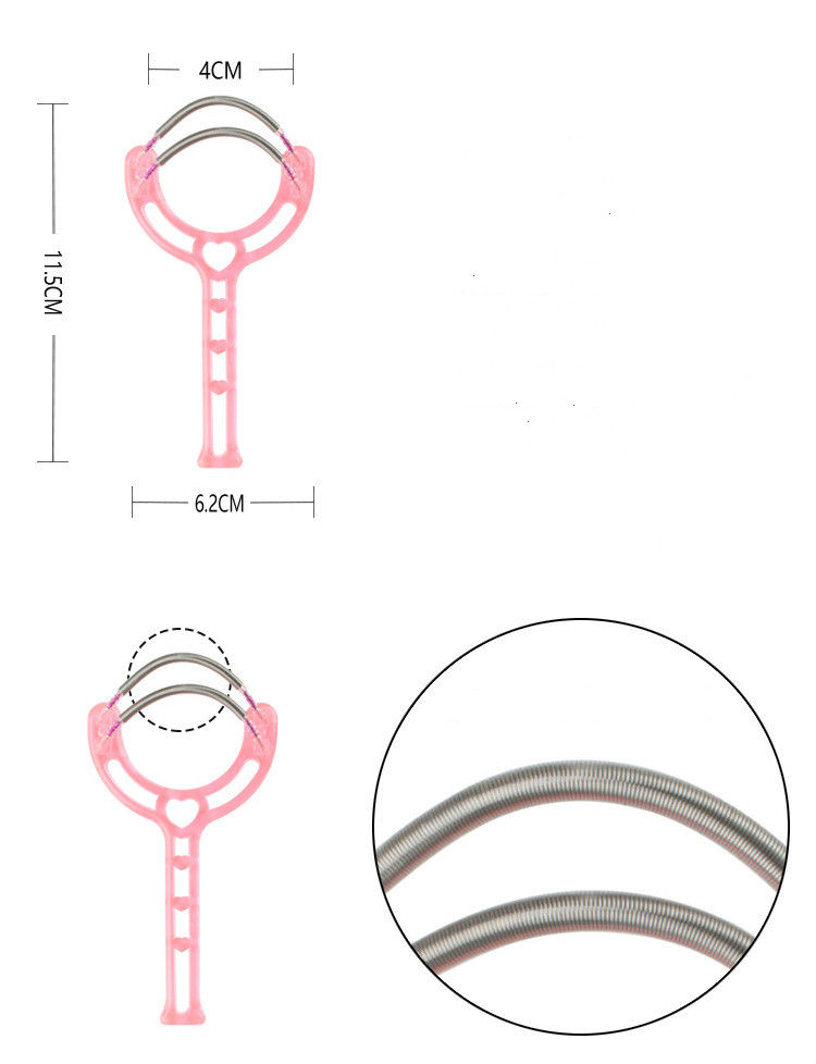 Thumbnail: Facial Hair Remover Manual Face Hair Removal for Women Girls Face Epilator High 