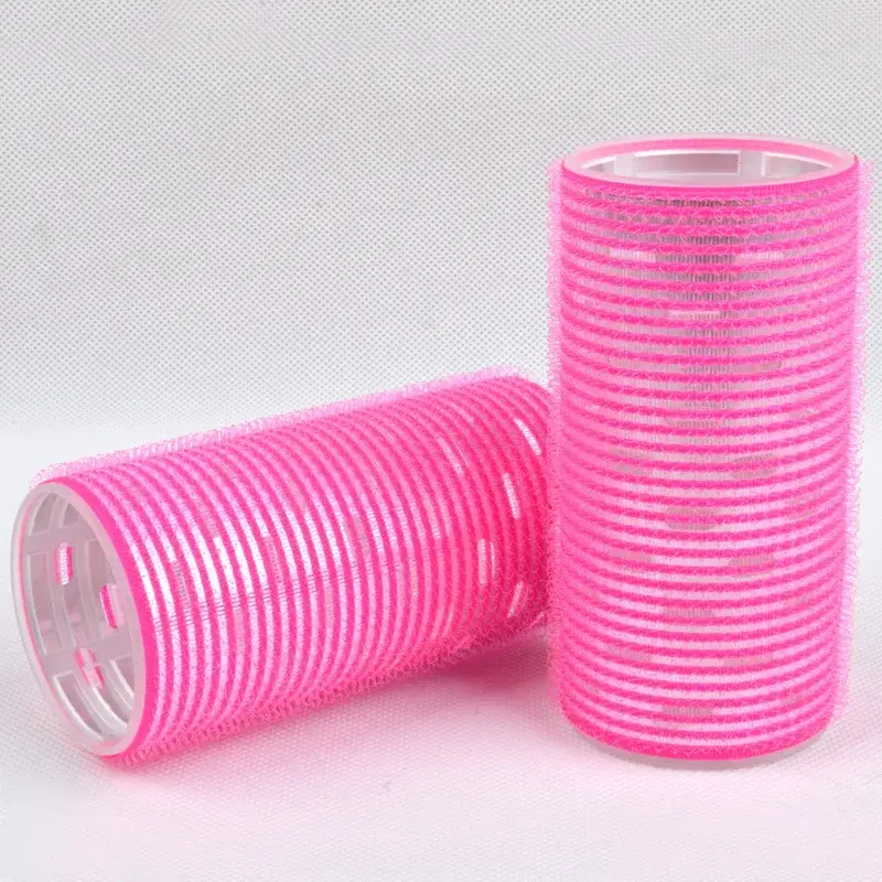 Thumbnail: 2pcs Salon Hair Rollers Curlers Self-Adhesive Cling Salon Curlers DIY Hairdressi