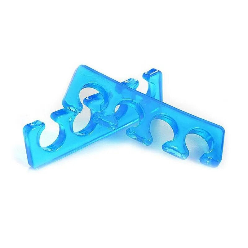 Thumbnail: 2PCS Silicone Toe / Finger Separators Feet Reusable Nail Art Manicure 
