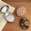 Thumbnail: Makeup Round Mirrors Magnifying Vintage Folding Small Mirror Circle Portable Esp