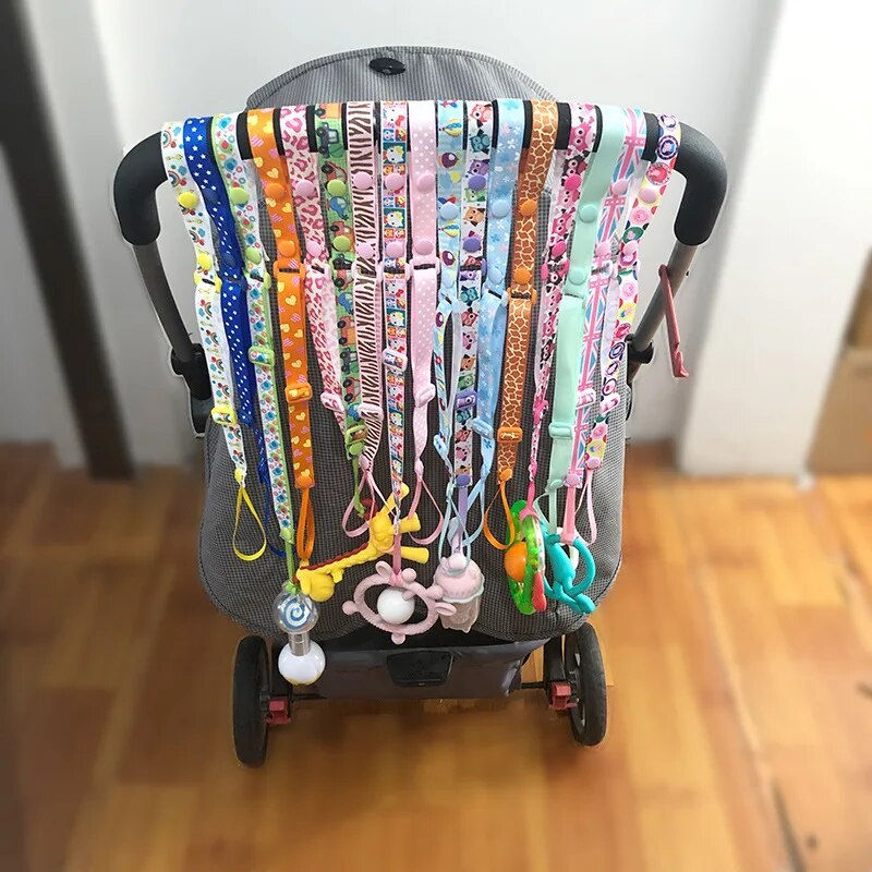 Thumbnail: Baby Anti-Drop Hanger Belt Holder Toys Stroller Strap Fixed Car Pacifier 