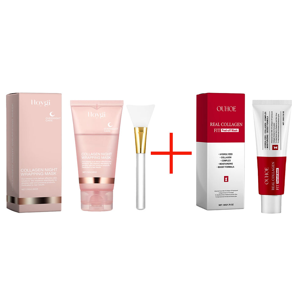 Thumbnail: Ouhoe Collagen Peel Off Mask with Application Brush Anti Wrinkle Firming Hydrati