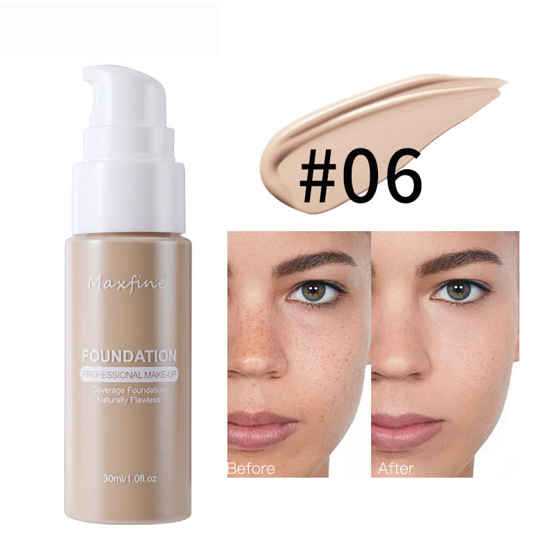 Thumbnail: Liquid Foundation Effective Concealer Waterproof Sweat-resistant Makeup Professi