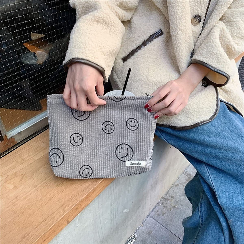 Thumbnail: Makeup Bag Travel Toiletry Bag Cute Makeup Brushes Bag Cosmetic Bags for Women Z