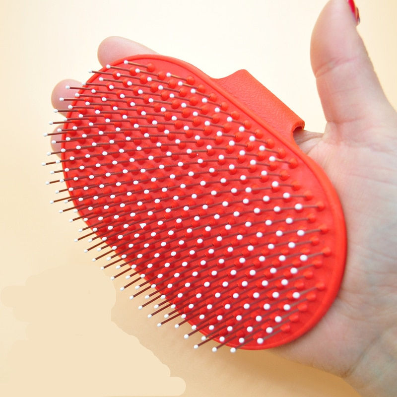 Hot Sale Pet Dog Cat Bath Brush Comb Rubber Glove Hair Fur Grooming 
