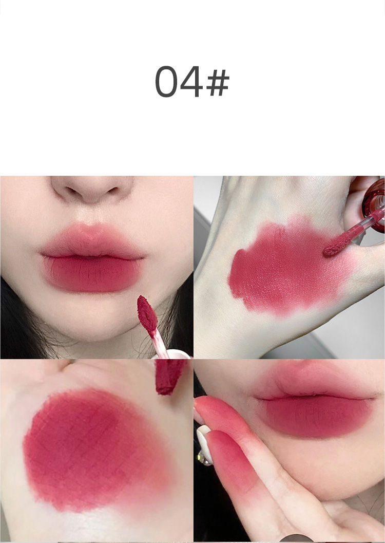 Thumbnail: Artistic Soft Mist Mousse Lip Glaze Velvet Matte Lipstick Holding Makeup Not Eas