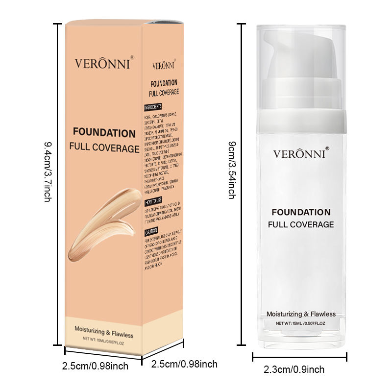 Thumbnail: Pure White Liquid Foundation for COS stage Makeup Long-lasting concealer Mixable